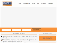 Tablet Screenshot of morgangriffithforcongress.com